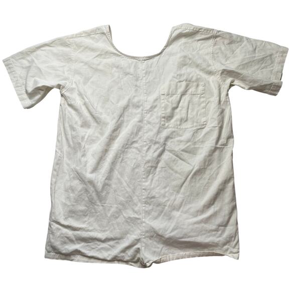 Free People Free-Est Dean Romper White Size Small Women's Cotton - Picture 2 of 6
